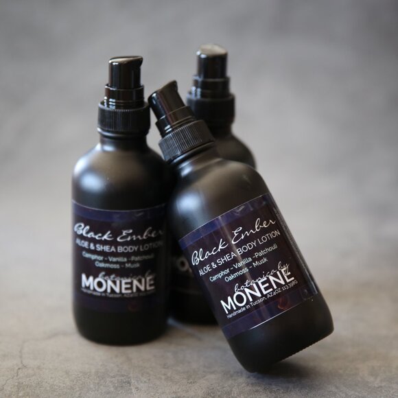 Black Ember Scented Aloe and Shea Body Lotion 4oz - Picture 3 of 3